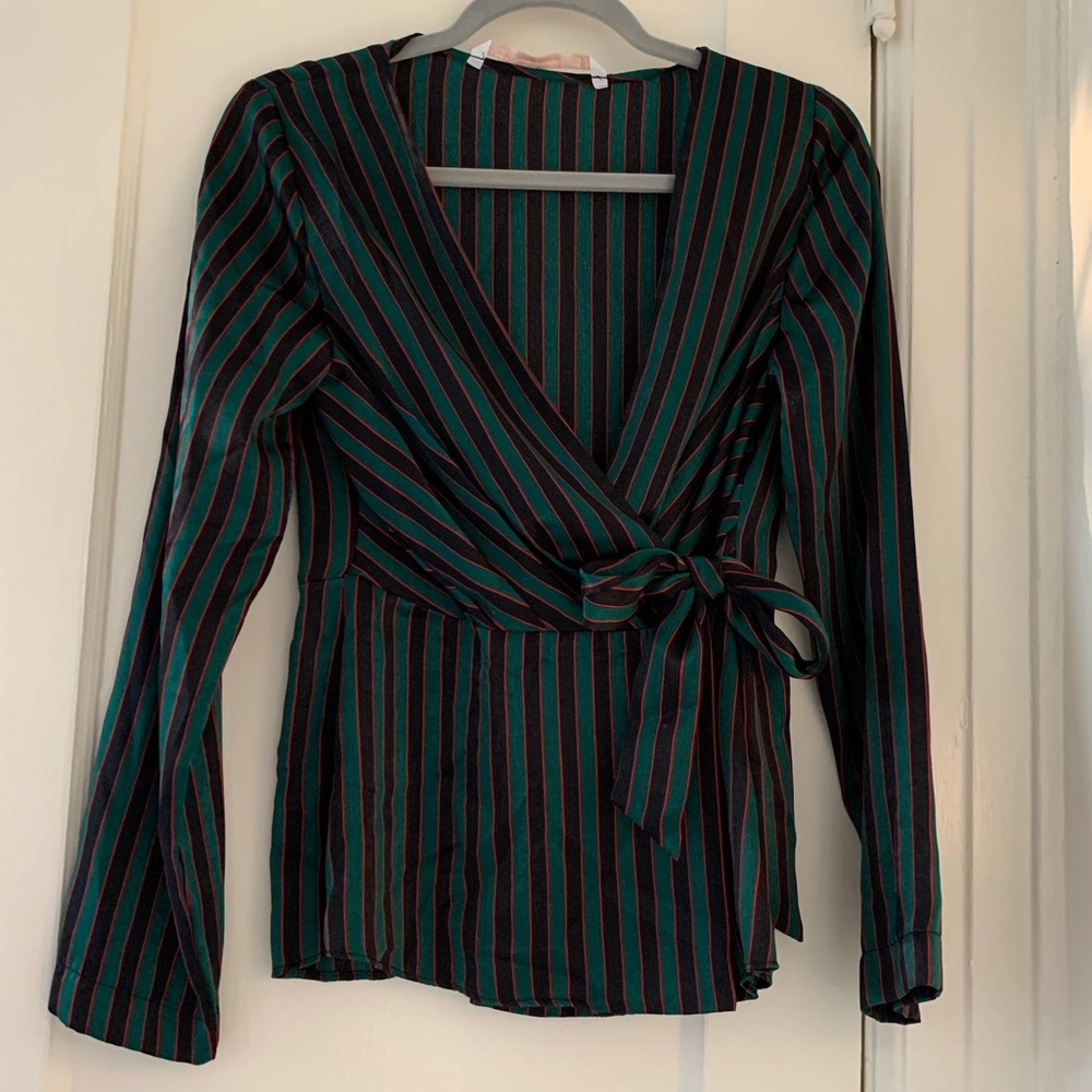 Wrap blouse
